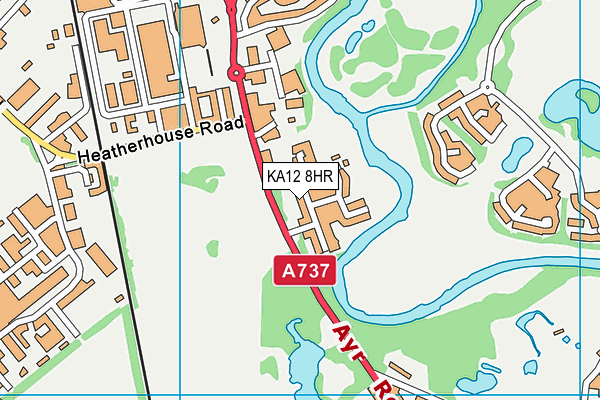 KA12 8HR map - OS VectorMap District (Ordnance Survey) KA12 8HR map - OS VectorMap District (Ordnance Survey)