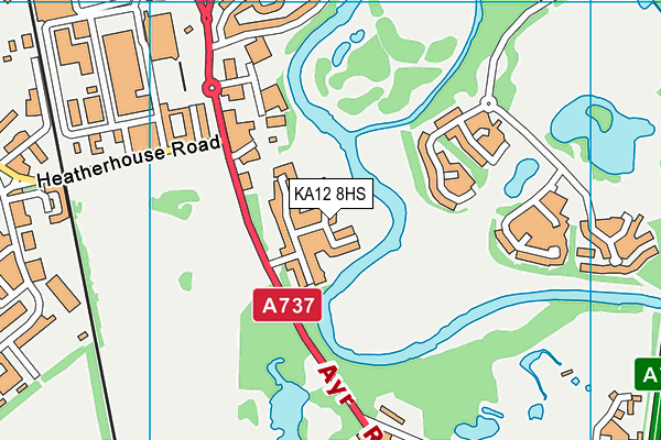 KA12 8HS map - OS VectorMap District (Ordnance Survey) KA12 8HS map - OS VectorMap District (Ordnance Survey)