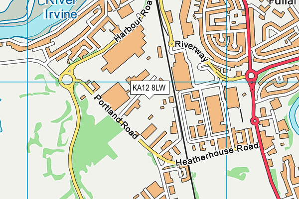 KA12 8LW map - OS VectorMap District (Ordnance Survey) KA12 8LW map - OS VectorMap District (Ordnance Survey)