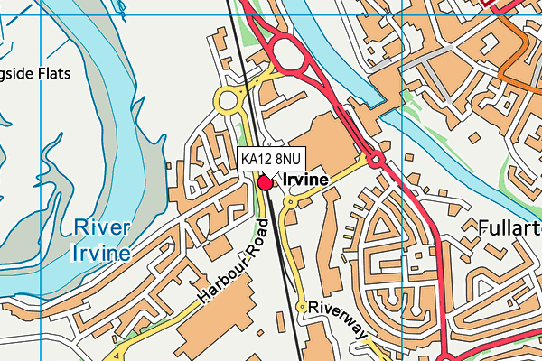 KA12 8NU map - OS VectorMap District (Ordnance Survey) KA12 8NU map - OS VectorMap District (Ordnance Survey)