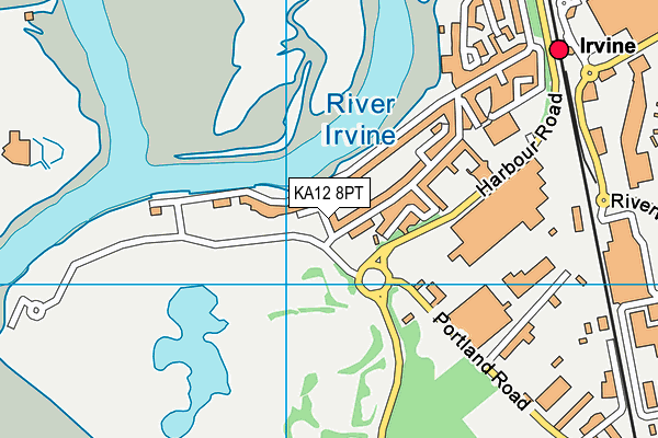 KA12 8PT map - OS VectorMap District (Ordnance Survey) KA12 8PT map - OS VectorMap District (Ordnance Survey)