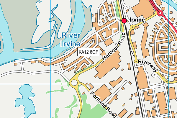 KA12 8QF map - OS VectorMap District (Ordnance Survey) KA12 8QF map - OS VectorMap District (Ordnance Survey)