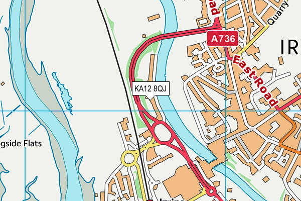 KA12 8QJ map - OS VectorMap District (Ordnance Survey) KA12 8QJ map - OS VectorMap District (Ordnance Survey)