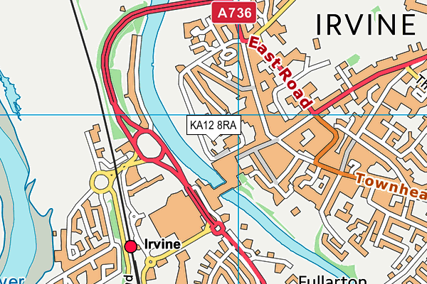 KA12 8RA map - OS VectorMap District (Ordnance Survey) KA12 8RA map - OS VectorMap District (Ordnance Survey)