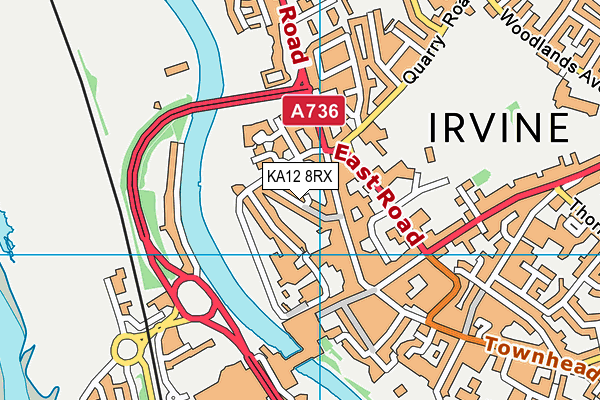 KA12 8RX map - OS VectorMap District (Ordnance Survey) KA12 8RX map - OS VectorMap District (Ordnance Survey)