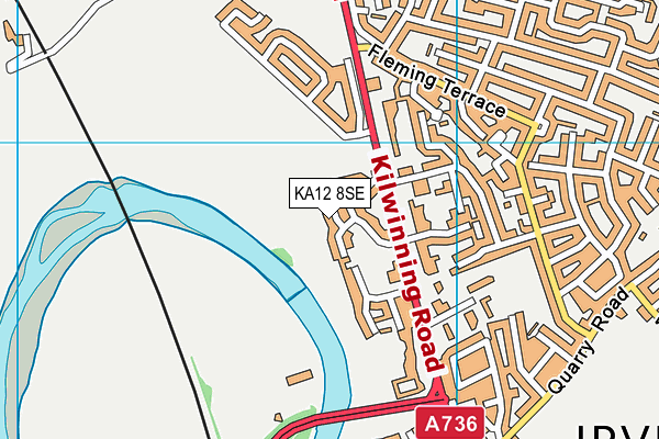 KA12 8SE map - OS VectorMap District (Ordnance Survey) KA12 8SE map - OS VectorMap District (Ordnance Survey)