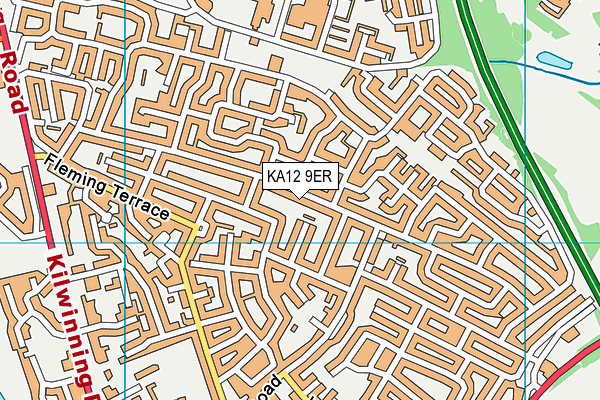 KA12 9ER map - OS VectorMap District (Ordnance Survey) KA12 9ER map - OS VectorMap District (Ordnance Survey)