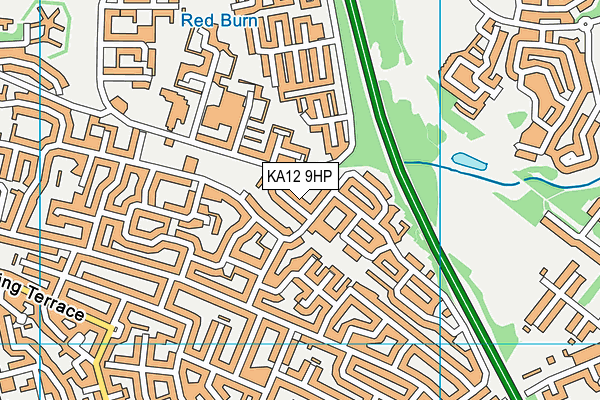 KA12 9HP map - OS VectorMap District (Ordnance Survey) KA12 9HP map - OS VectorMap District (Ordnance Survey)