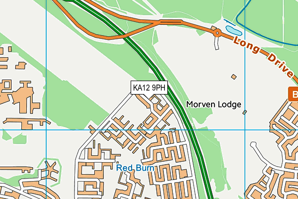 KA12 9PH map - OS VectorMap District (Ordnance Survey) KA12 9PH map - OS VectorMap District (Ordnance Survey)