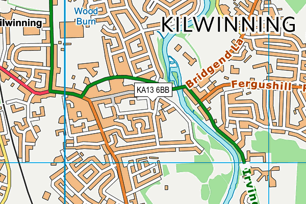 KA13 6BB map - OS VectorMap District (Ordnance Survey) KA13 6BB map - OS VectorMap District (Ordnance Survey)