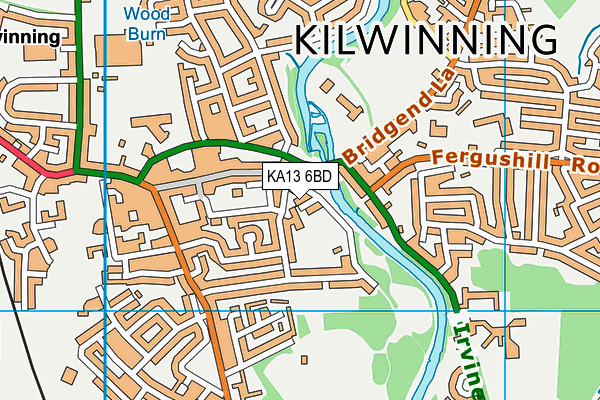 KA13 6BD map - OS VectorMap District (Ordnance Survey) KA13 6BD map - OS VectorMap District (Ordnance Survey)