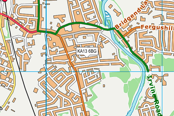 KA13 6BG map - OS VectorMap District (Ordnance Survey) KA13 6BG map - OS VectorMap District (Ordnance Survey)