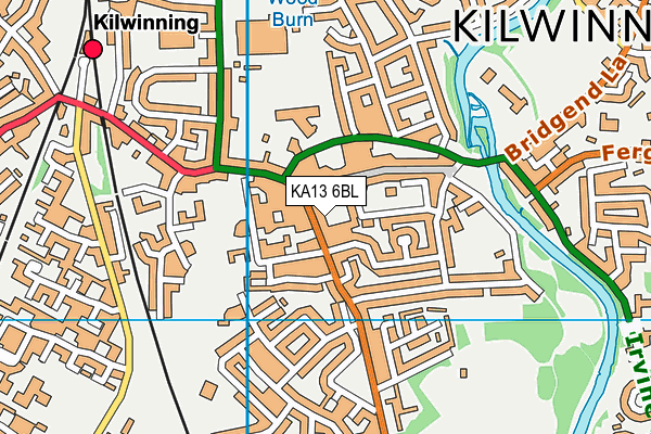 KA13 6BL map - OS VectorMap District (Ordnance Survey) KA13 6BL map - OS VectorMap District (Ordnance Survey)