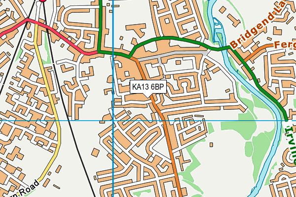 KA13 6BP map - OS VectorMap District (Ordnance Survey) KA13 6BP map - OS VectorMap District (Ordnance Survey)