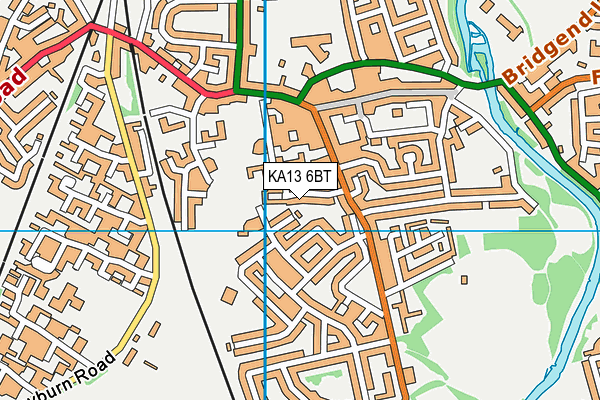 KA13 6BT map - OS VectorMap District (Ordnance Survey) KA13 6BT map - OS VectorMap District (Ordnance Survey)