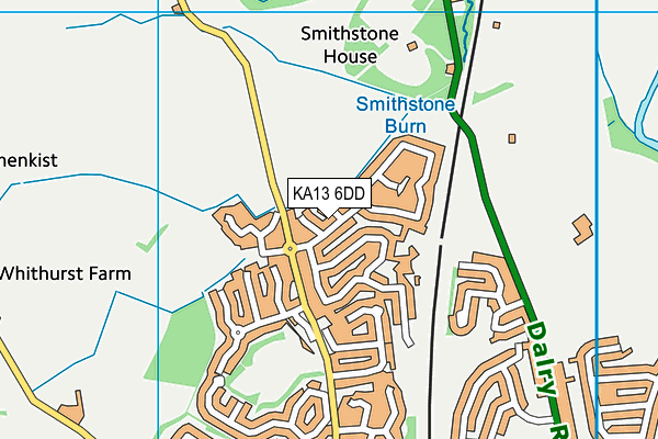 KA13 6DD map - OS VectorMap District (Ordnance Survey) KA13 6DD map - OS VectorMap District (Ordnance Survey)
