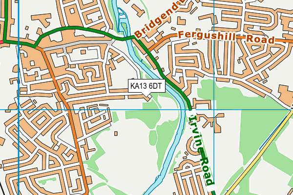 KA13 6DT map - OS VectorMap District (Ordnance Survey) KA13 6DT map - OS VectorMap District (Ordnance Survey)
