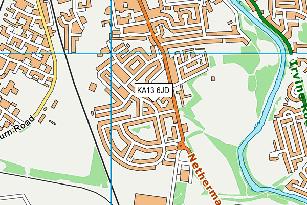 KA13 6JD map - OS VectorMap District (Ordnance Survey) KA13 6JD map - OS VectorMap District (Ordnance Survey)