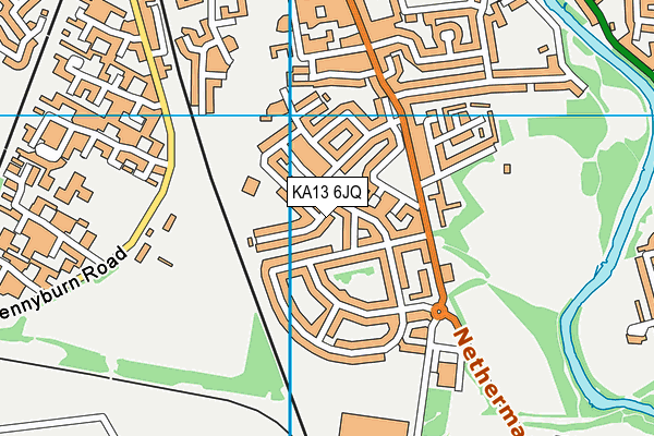 KA13 6JQ map - OS VectorMap District (Ordnance Survey) KA13 6JQ map - OS VectorMap District (Ordnance Survey)