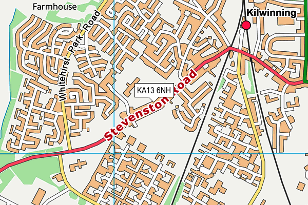 KA13 6NH map - OS VectorMap District (Ordnance Survey) KA13 6NH map - OS VectorMap District (Ordnance Survey)