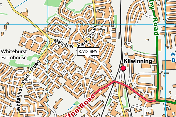 KA13 6PA map - OS VectorMap District (Ordnance Survey) KA13 6PA map - OS VectorMap District (Ordnance Survey)