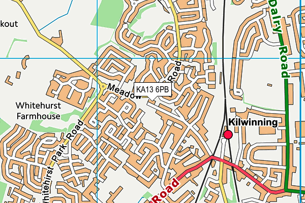KA13 6PB map - OS VectorMap District (Ordnance Survey) KA13 6PB map - OS VectorMap District (Ordnance Survey)
