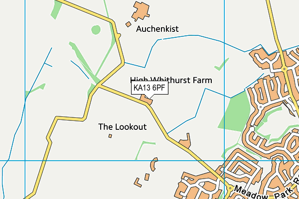 KA13 6PF map - OS VectorMap District (Ordnance Survey) KA13 6PF map - OS VectorMap District (Ordnance Survey)