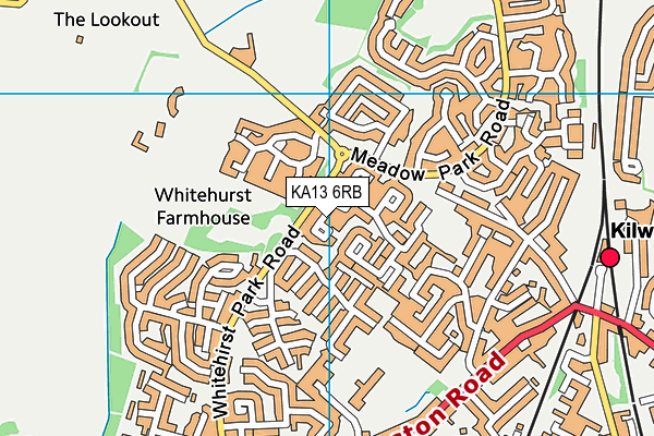 KA13 6RB map - OS VectorMap District (Ordnance Survey) KA13 6RB map - OS VectorMap District (Ordnance Survey)