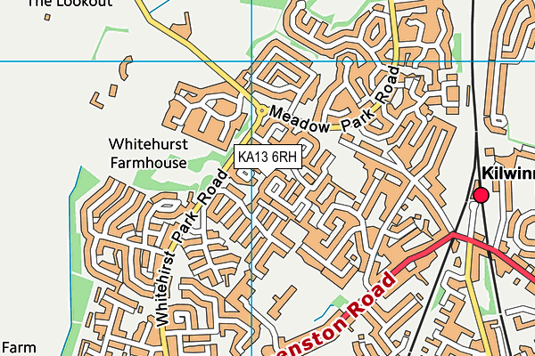 KA13 6RH map - OS VectorMap District (Ordnance Survey) KA13 6RH map - OS VectorMap District (Ordnance Survey)