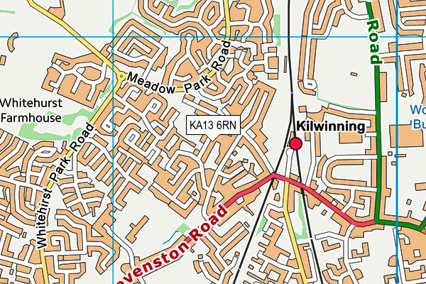 KA13 6RN map - OS VectorMap District (Ordnance Survey) KA13 6RN map - OS VectorMap District (Ordnance Survey)