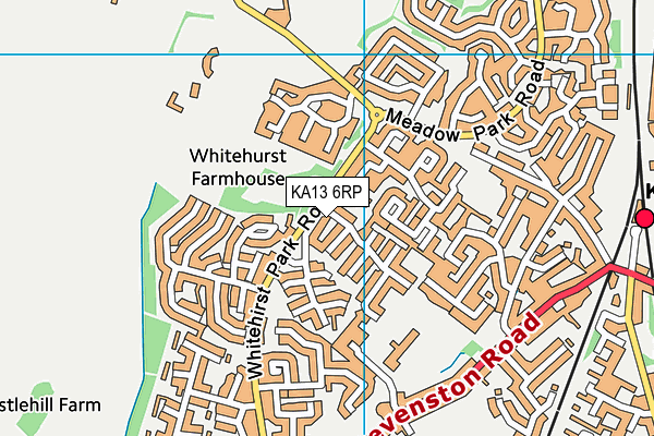 KA13 6RP map - OS VectorMap District (Ordnance Survey) KA13 6RP map - OS VectorMap District (Ordnance Survey)