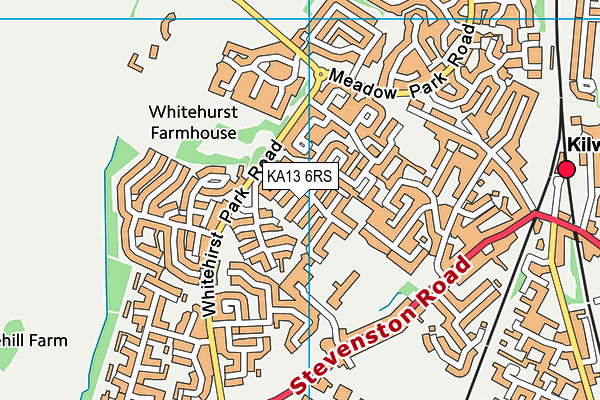 KA13 6RS map - OS VectorMap District (Ordnance Survey) KA13 6RS map - OS VectorMap District (Ordnance Survey)