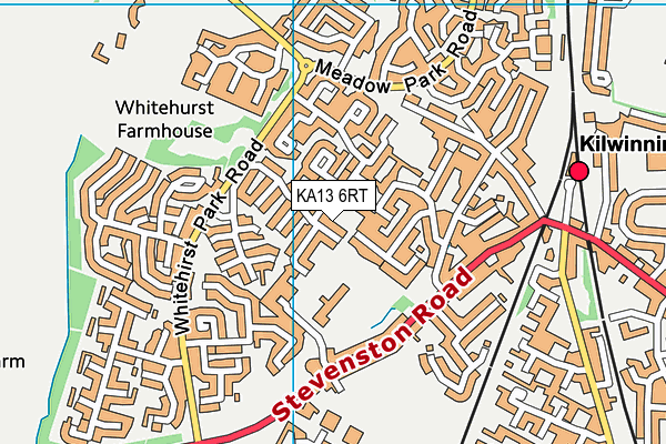 KA13 6RT map - OS VectorMap District (Ordnance Survey) KA13 6RT map - OS VectorMap District (Ordnance Survey)