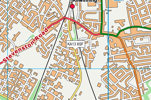 KA13 6SF map - OS VectorMap District (Ordnance Survey) KA13 6SF map - OS VectorMap District (Ordnance Survey)