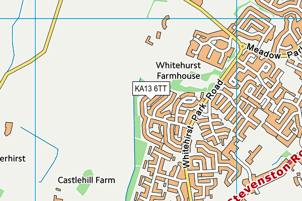 KA13 6TT map - OS VectorMap District (Ordnance Survey) KA13 6TT map - OS VectorMap District (Ordnance Survey)