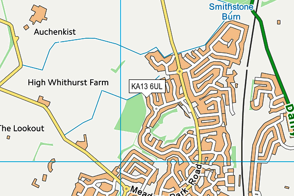KA13 6UL map - OS VectorMap District (Ordnance Survey) KA13 6UL map - OS VectorMap District (Ordnance Survey)