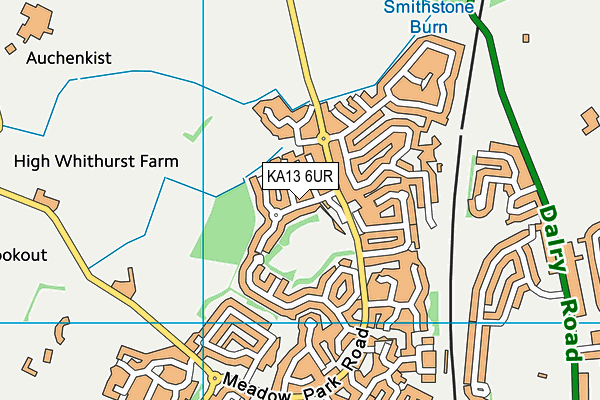 KA13 6UR map - OS VectorMap District (Ordnance Survey) KA13 6UR map - OS VectorMap District (Ordnance Survey)