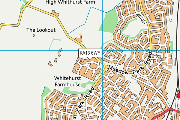 KA13 6WF map - OS VectorMap District (Ordnance Survey) KA13 6WF map - OS VectorMap District (Ordnance Survey)