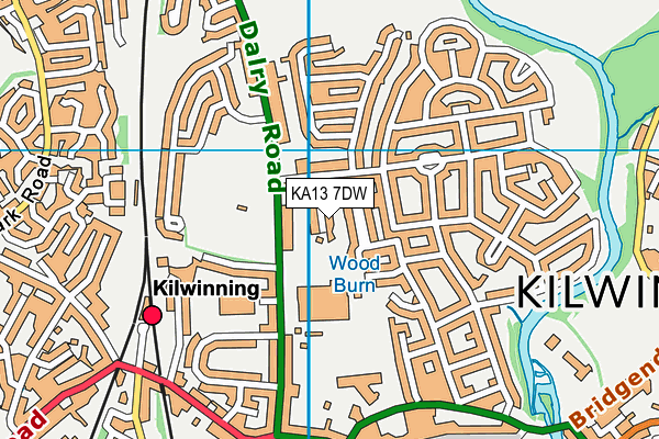 KA13 7DW map - OS VectorMap District (Ordnance Survey) KA13 7DW map - OS VectorMap District (Ordnance Survey)