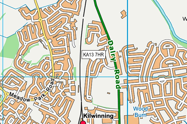 KA13 7HR map - OS VectorMap District (Ordnance Survey) KA13 7HR map - OS VectorMap District (Ordnance Survey)