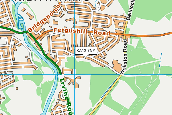 KA13 7NY map - OS VectorMap District (Ordnance Survey) KA13 7NY map - OS VectorMap District (Ordnance Survey)
