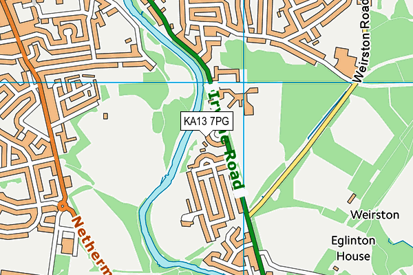 KA13 7PG map - OS VectorMap District (Ordnance Survey) KA13 7PG map - OS VectorMap District (Ordnance Survey)