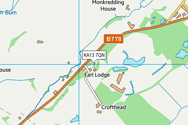 KA13 7QN map - OS VectorMap District (Ordnance Survey) KA13 7QN map - OS VectorMap District (Ordnance Survey)