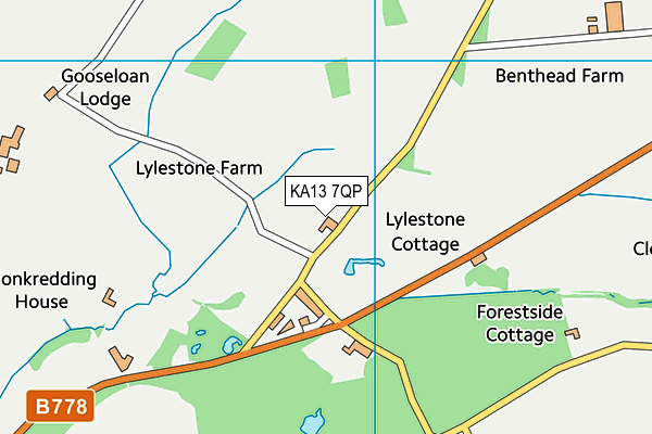 KA13 7QP map - OS VectorMap District (Ordnance Survey) KA13 7QP map - OS VectorMap District (Ordnance Survey)