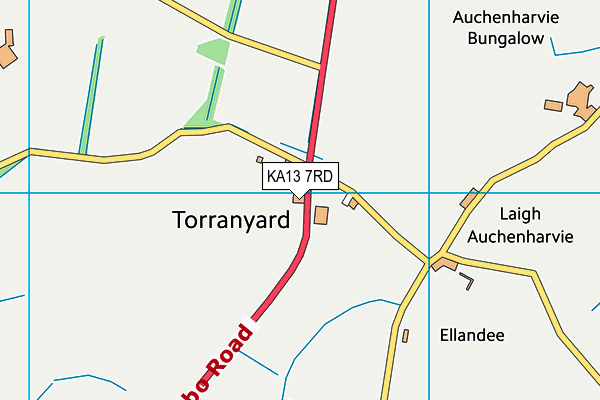 KA13 7RD map - OS VectorMap District (Ordnance Survey) KA13 7RD map - OS VectorMap District (Ordnance Survey)