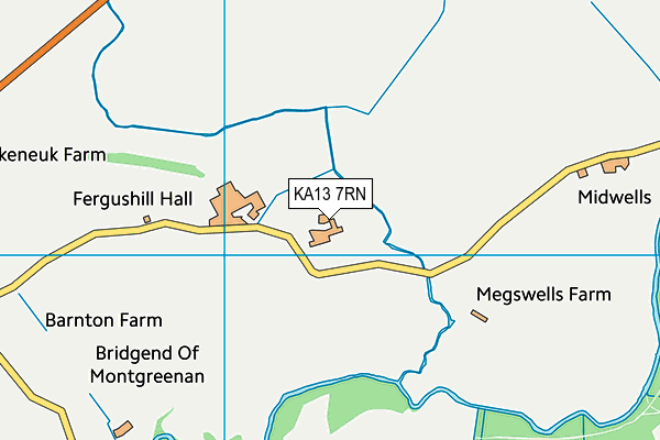 KA13 7RN map - OS VectorMap District (Ordnance Survey) KA13 7RN map - OS VectorMap District (Ordnance Survey)