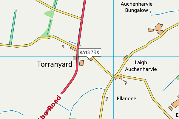 KA13 7RX map - OS VectorMap District (Ordnance Survey) KA13 7RX map - OS VectorMap District (Ordnance Survey)