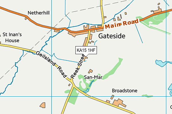 KA15 1HF map - OS VectorMap District (Ordnance Survey) KA15 1HF map - OS VectorMap District (Ordnance Survey)