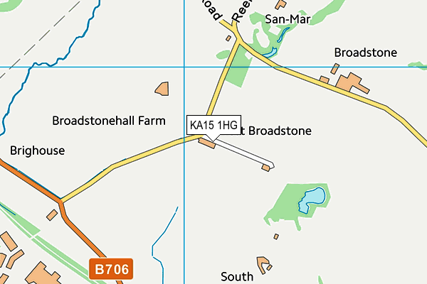 KA15 1HG map - OS VectorMap District (Ordnance Survey) KA15 1HG map - OS VectorMap District (Ordnance Survey)