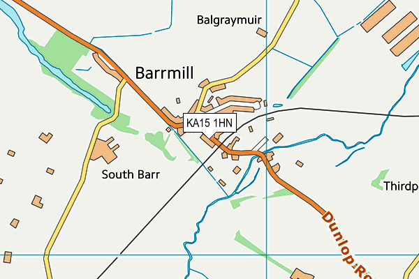 KA15 1HN map - OS VectorMap District (Ordnance Survey) KA15 1HN map - OS VectorMap District (Ordnance Survey)